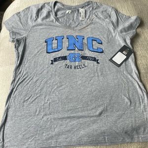Brand new women’s v neck UNC Tar Heels t shirt